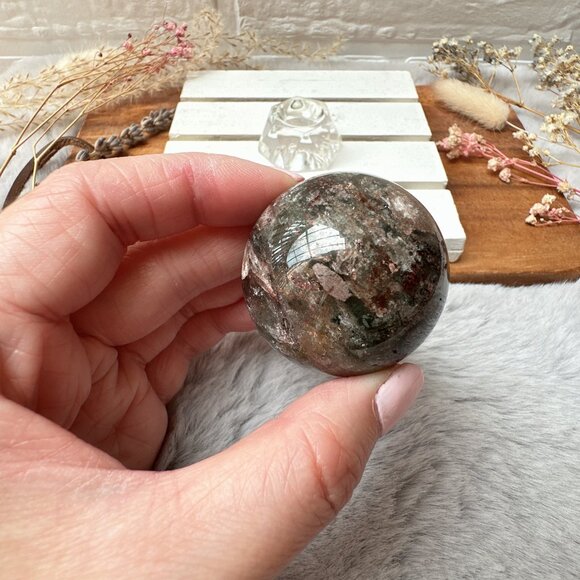 Small Garden Quartz Sphere - Picture 2 of 9